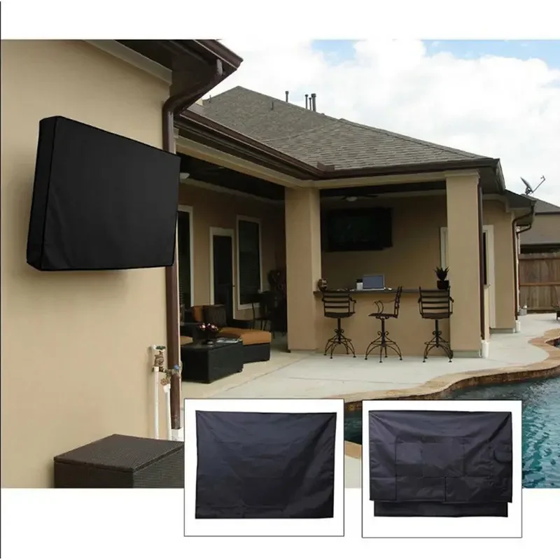 Outdoor TV Cover Outdoor TV Housing Four Seasons Universal TV Waterproof Protective Cover LED LCD TV Cover Outdoor