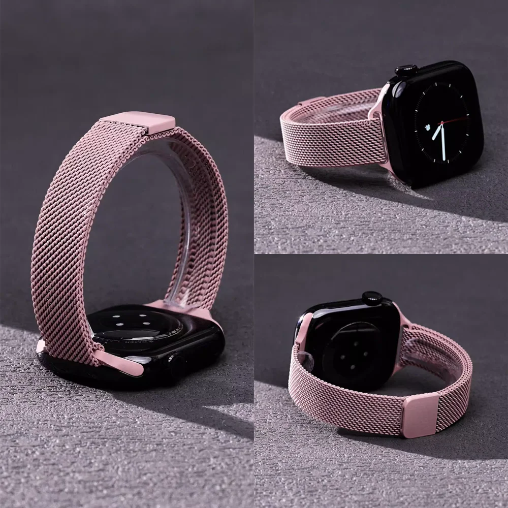 Smartwatch Slim Watches For Men - Pulseira de laço milanês fina para