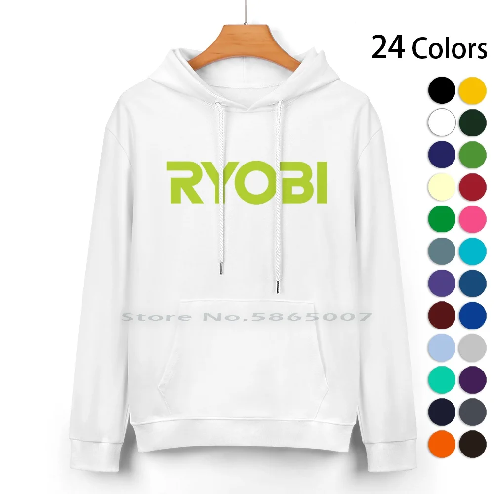 Ryobi Tools Pure Cotton Hoodie Sweater 24 Colors Mechanic Snap On Hot Rod Hobbies Fun Classic Car Street Rod Tuner Drifting