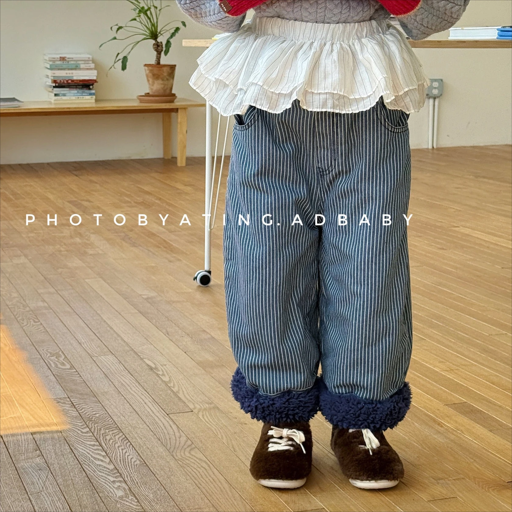 

Брюки 2021, осенне-зимняя новая детская одежда, корейский стиль, модные плюшевые хлопковые штаны для мальчиков и девочек, простые