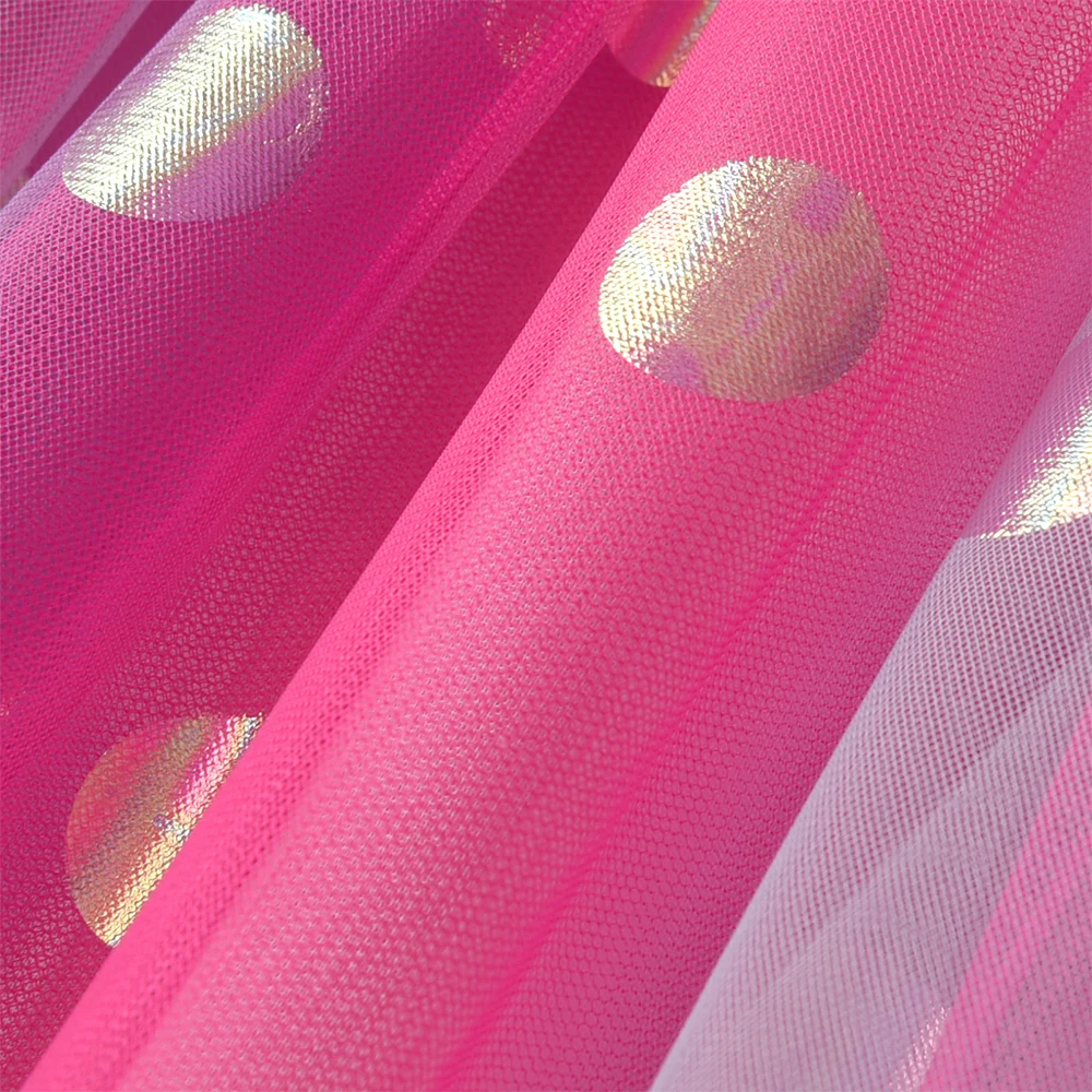 DXTON Herbst-Kleider für Kinder, Einhorn-Motiv, gepunktet, Netzstoff, Prinzessinnen-Tutu-Kleid, für Kleinkinder, Urlaub im Freien, langärmelig, Mädchenkleidung, 3–8 Jahre – Detail 8