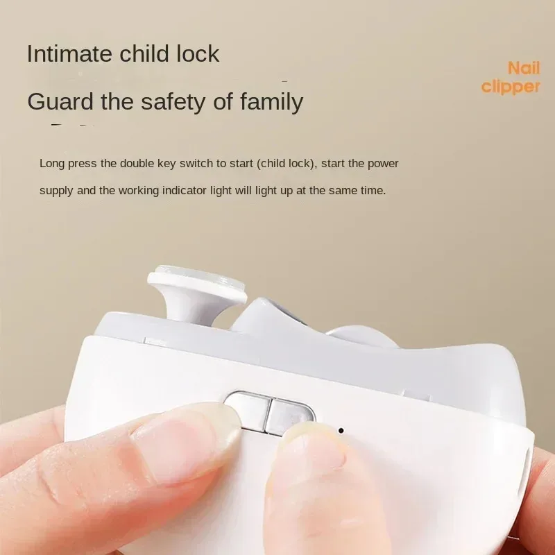 ماكينة قص الأظافر الأوتوماتيكية الكهربائية الجديدة لعام 2026 مع ماكينة تشذيب أظافر خفيفة قابلة لإعادة الشحن لتقليم الأظافر ناعمة وآمنة