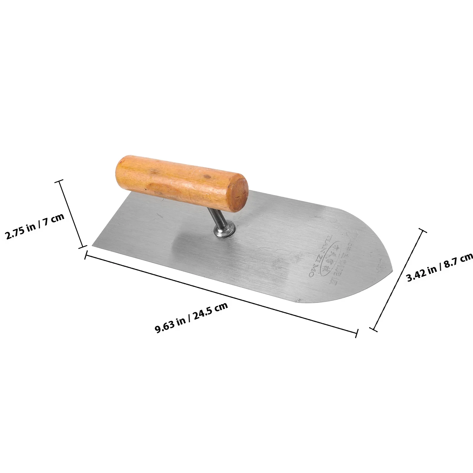 2 قطعة الفولاذ المقاوم للصدأ دريوال تنعيم ملعقة المحمولة جدار التجصيص مجرفة أداة التشطيب المعدنية لإصلاح المنزل الاسمنت