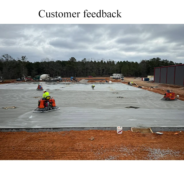 New Ride on Power Trowel 48 Inch Engine Powered Finishing Tool One Year Warranty