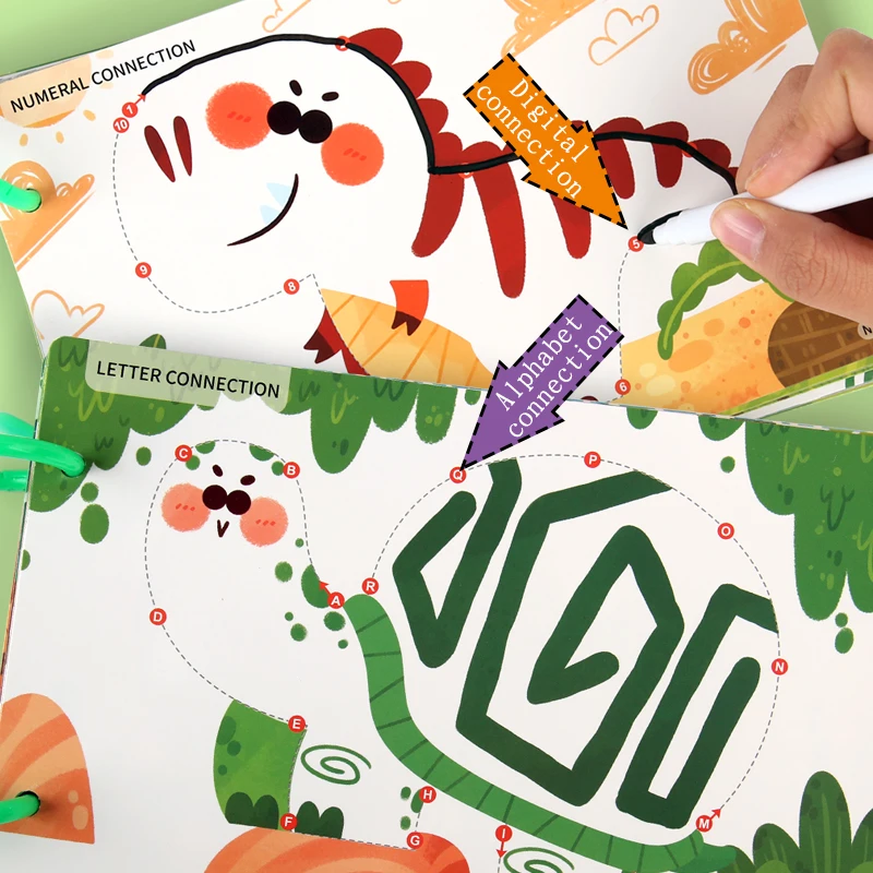 Crianças desenho brinquedo caneta controle treinamento cor forma matemática jogo conjunto criança atividades de aprendizagem montessori educacional para