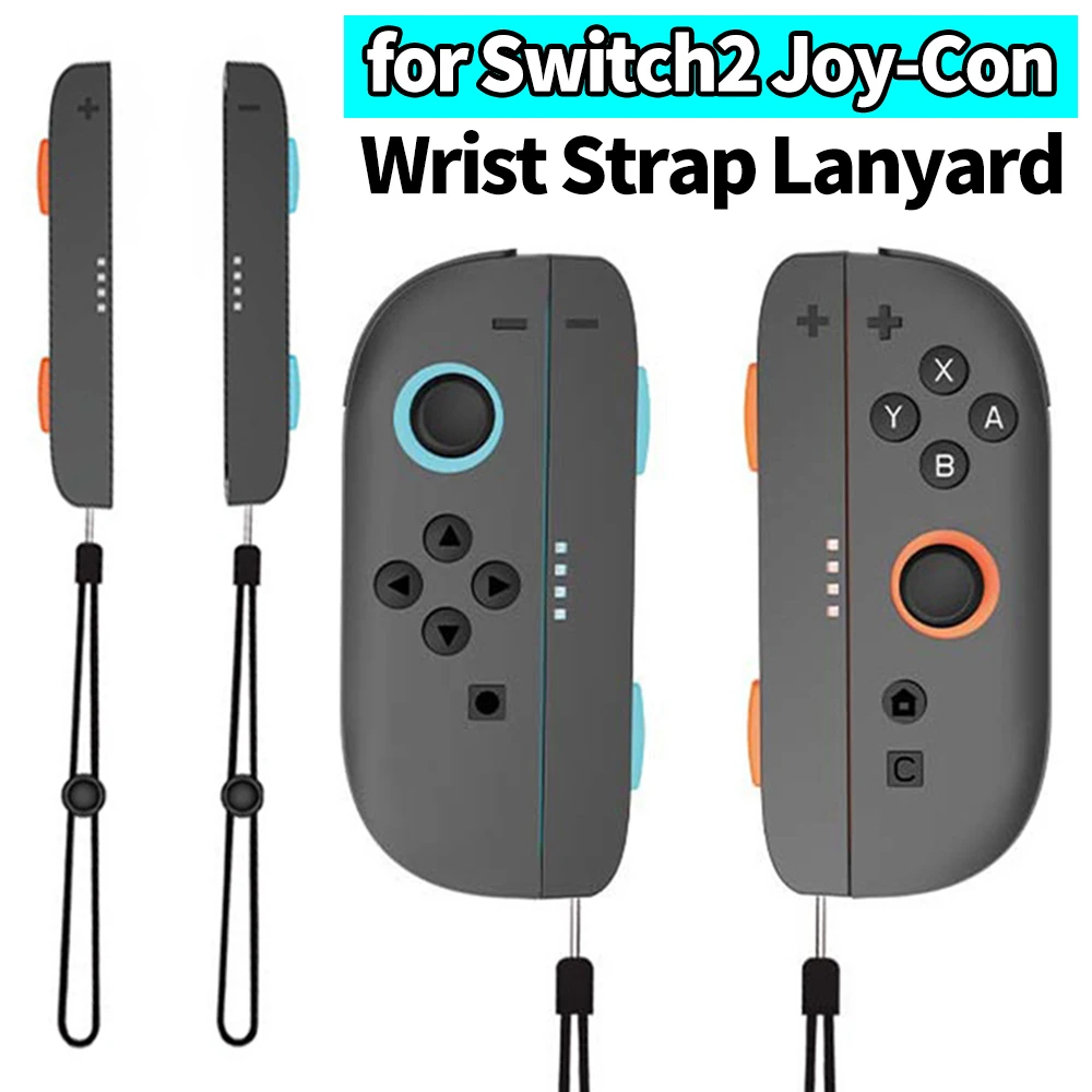 2 Pack Wrist Strap Hand Rope Controller Hand Strap Anti-lost for Nintendo Switch2 Joy-Con Hand Controller Gaming Accessories