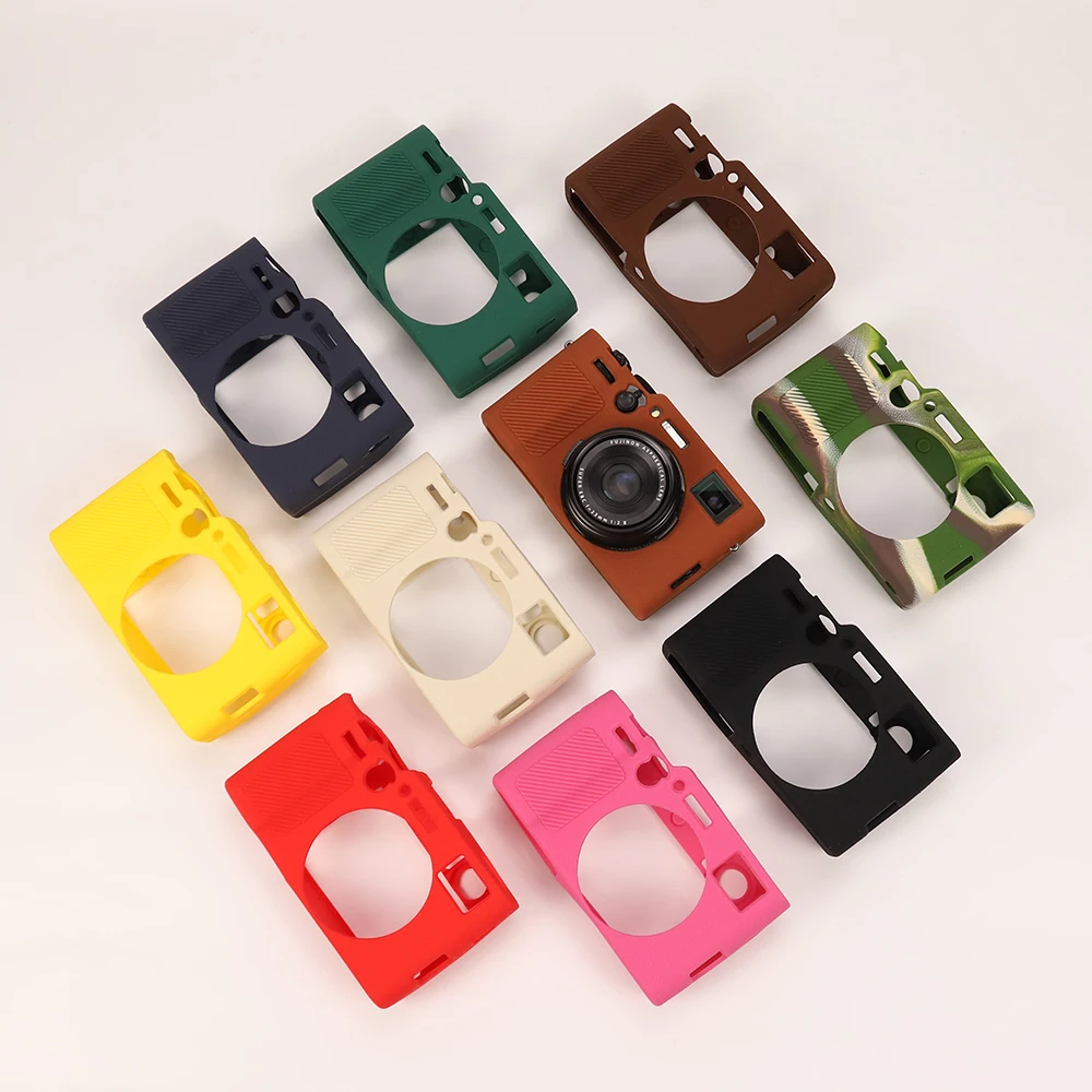 For Fuji X100VI Soft Silicone Camera Case Smooth Protector  Silicone Comfortable FeelX100VI Camera  Digital protector Case