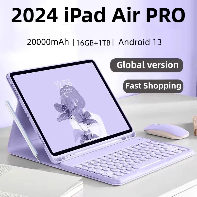 Tableta Original iPad Air Pro 11 pulgadas 16GB RAM 1TB ROM tableta Android 13 Core Pad Tablet PC teléfono Dual Wifi tablette android 