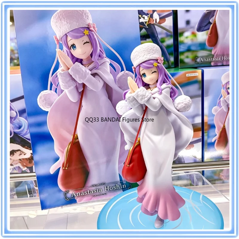 Genuine Original Anime Re:Life in A Different World From Zero Anastasia Hoshin Action Model Desktop Decoration Hobbies