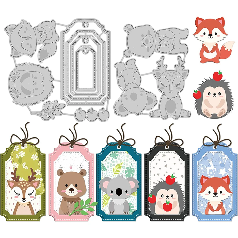 Metal Cutting Dies Animals & Tags diy Scrapbooking Photo Album Decorative Embossing PaperCard Die