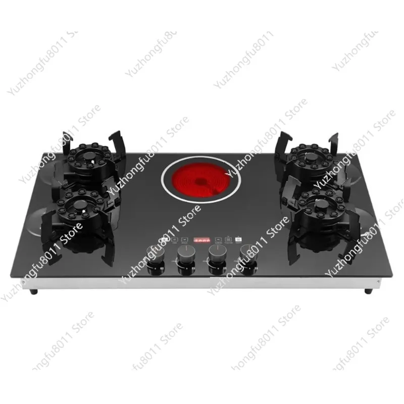 5-Head Flaming Flip Magic Disc Electric Ceramic Liquefied Gas Electric Stove
