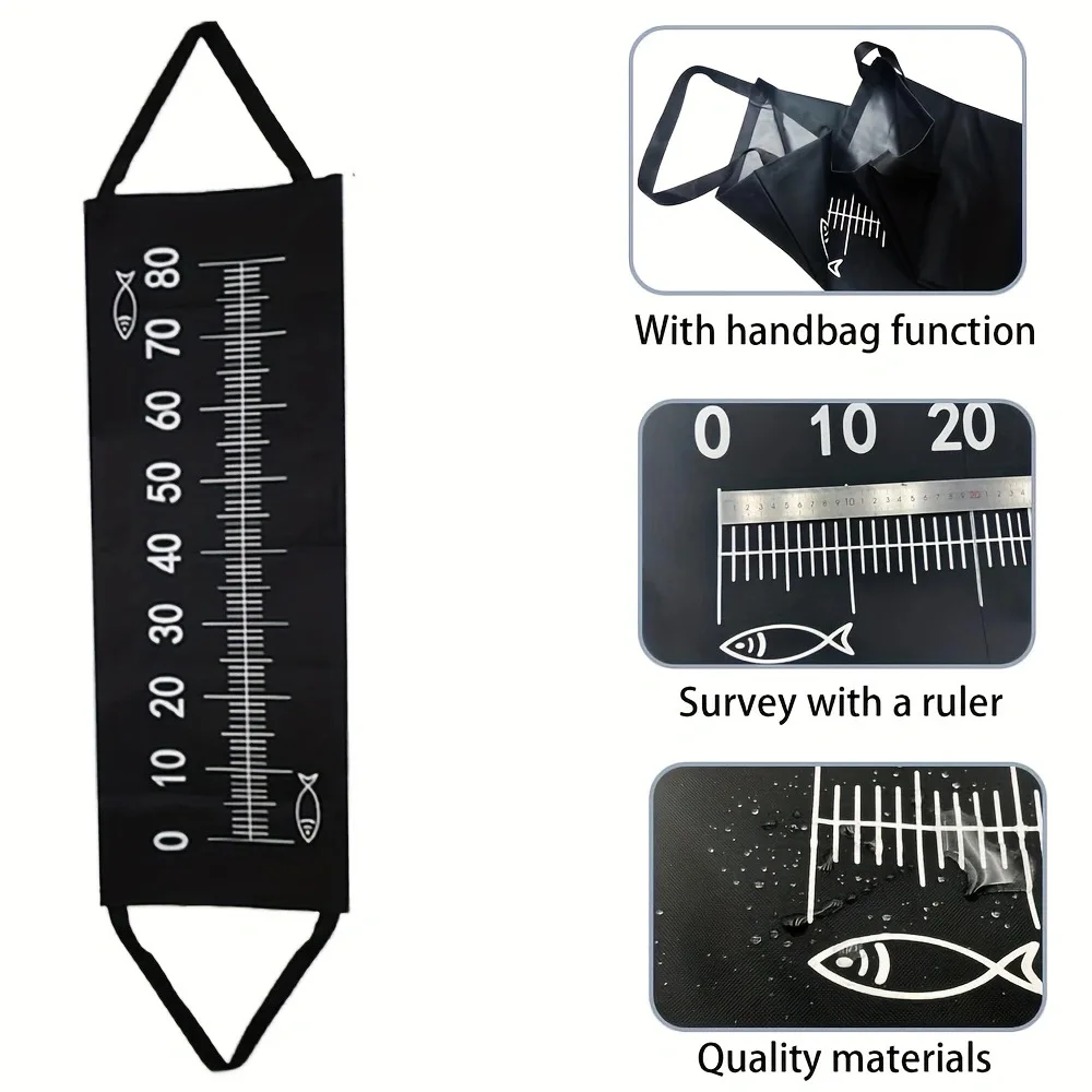 

New Hot Sale Fishing Landing Mat Folding Carp Mat With Tape Measure Fishing Accessories For Beginners Outdoor Carp Trout Fishing