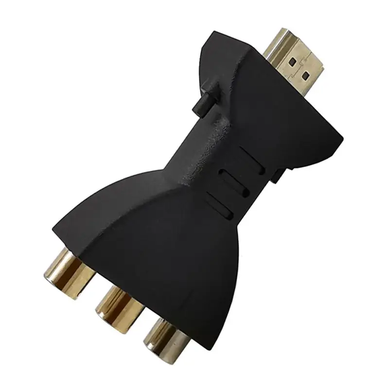 HD HDMI kompatybilny z kablem AV Adapter 3RCA Lotus Head czerwony biały żółty/czerwony zielony niebieski odtwarzacz podłączony do Adapter TV