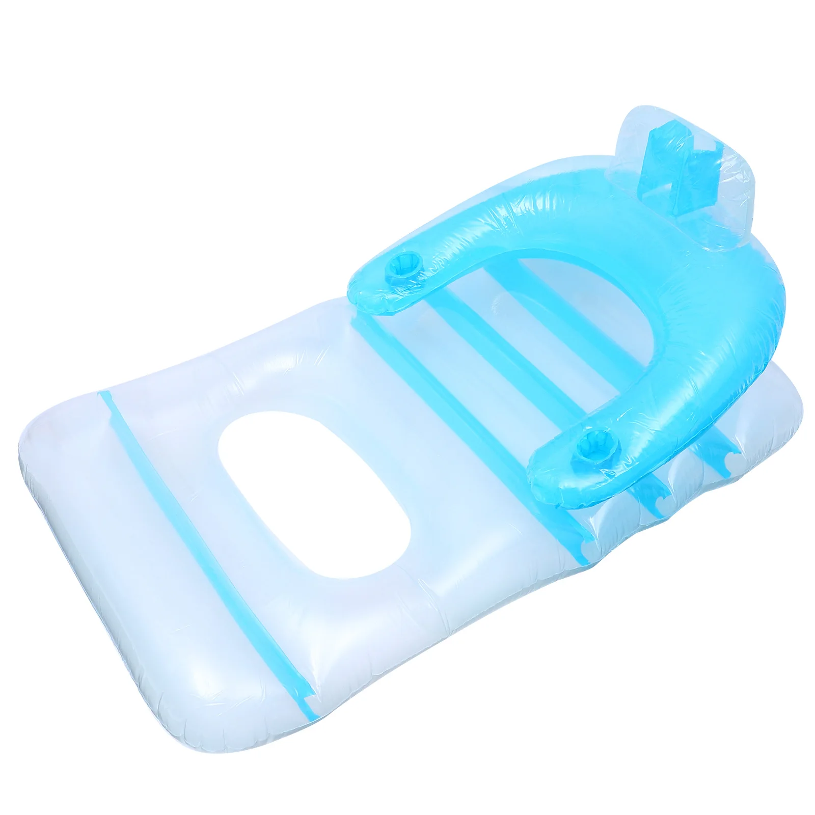 Lit pneumatique avec accoudoir, Protection de l'environnement, tapis flottant gonflable de natation en Pvc