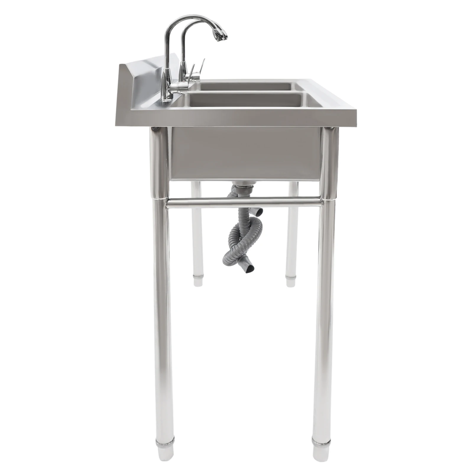 Kitchen Stainless Steel sinks  with 2 Independent Compartments for Practical and Efficient Kitchen Use