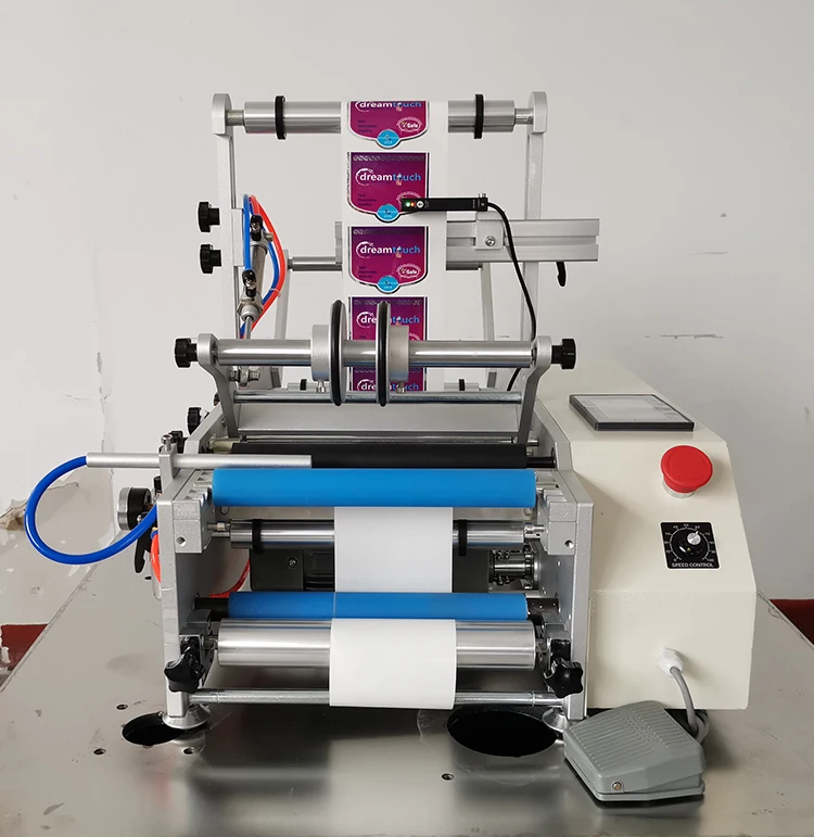Automatic Small Label Desktop Semi Automatic Self-adhesive Labeling Machine