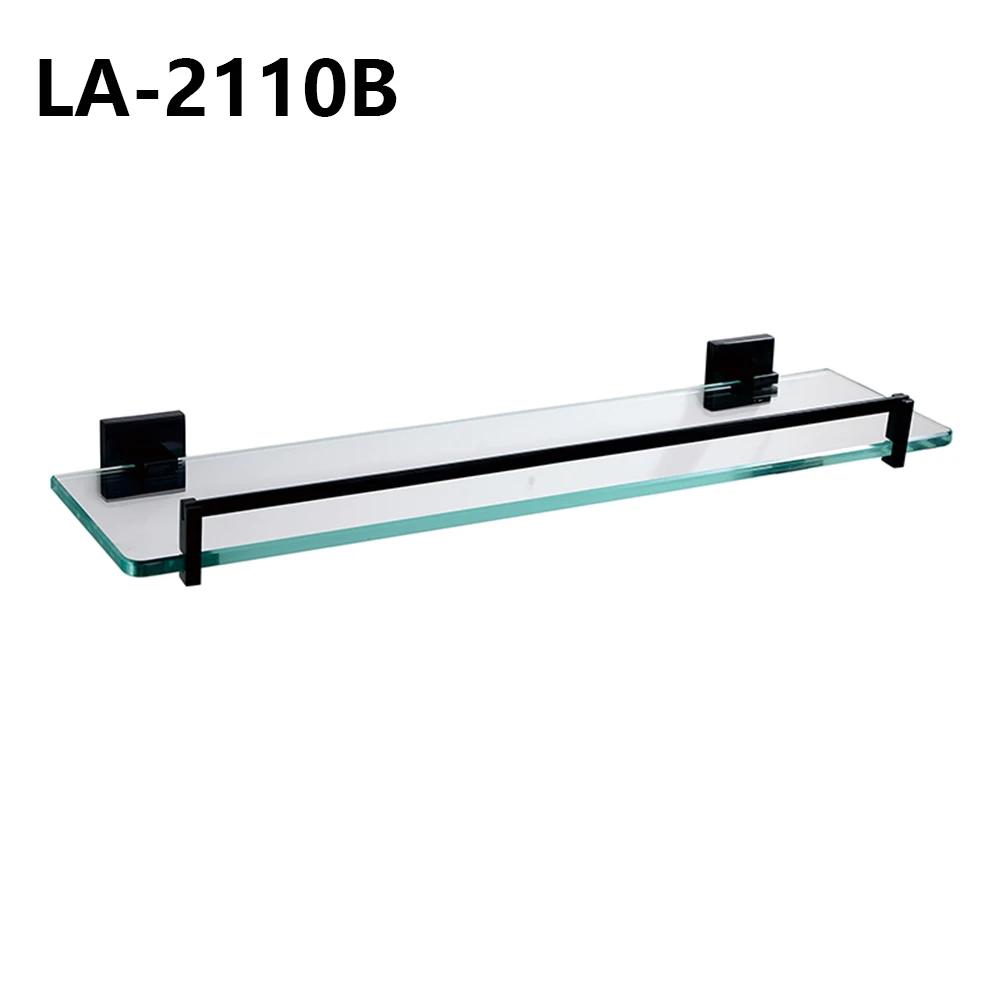 

Modern Single Layer Glass Wall-Mounted and Corner Mounted Bathroom Shelf Factory Outlet Bathroom Accessories