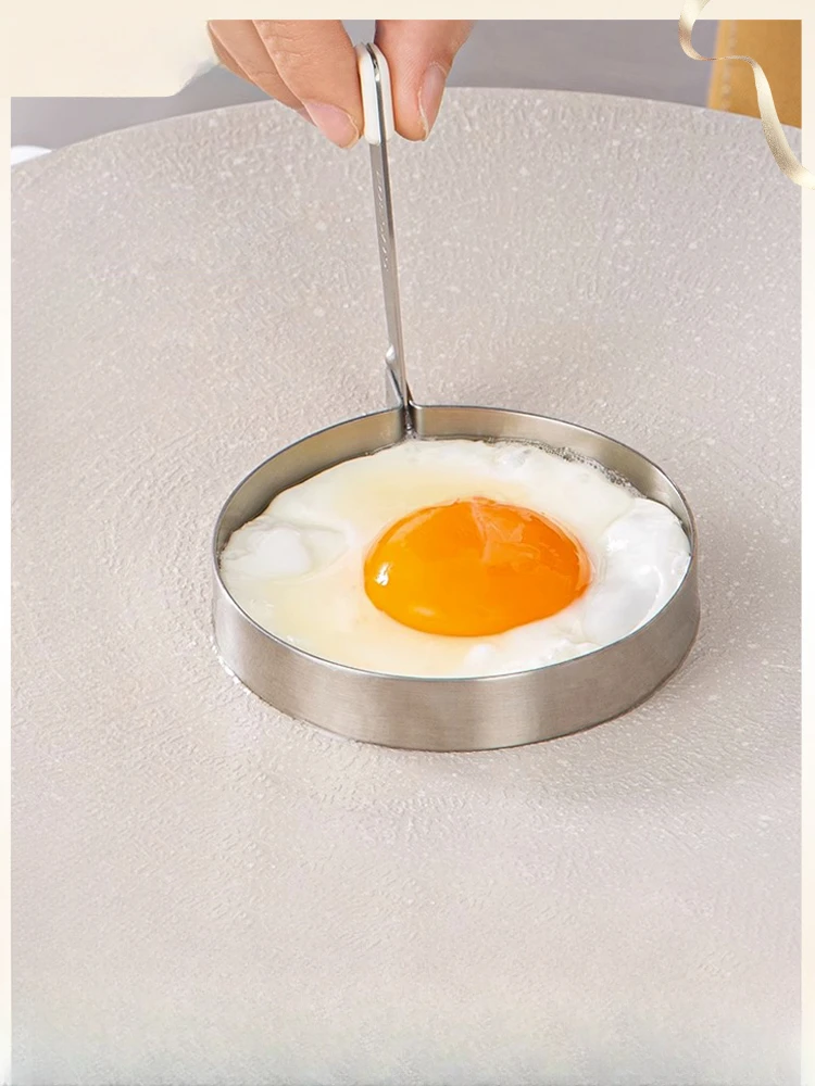 The product can be customized.Stainless steel omelette heart-shaped round poached egg DIY mold love heart breakfast egg