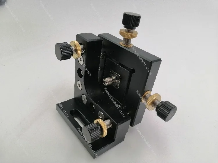 Precision Fiber Optic Coupler Manual Fiber Optic 4D Displacement Table/Fiber Optic Pitch Pan Adjustment Frame