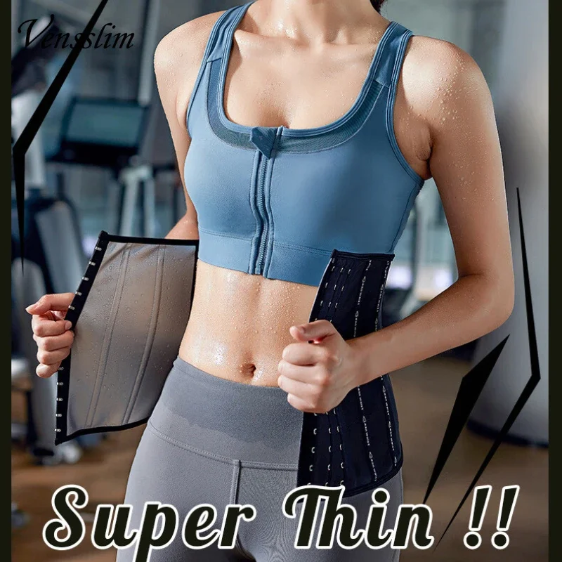 Vensslim حزام تدريب الخصر للنساء التخسيس الخصر المتقلب مشد البطن محدد شكل الجسم الفرقة ساونا حزام العرق مع تأثير الساونا