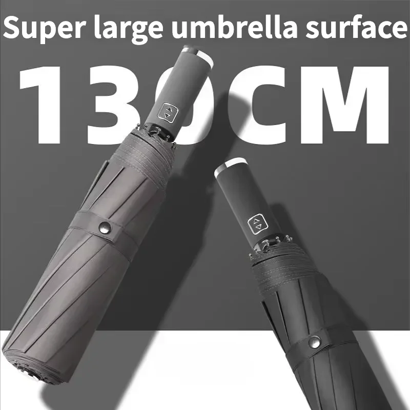 Fully automatic reverse umbrella large men's umbrella folding umbrella women's high-end sun protection umbrella