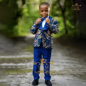 KIDS & BOYS 3 deals piece Suits/ Blue Suits for Kids/ Bespoke