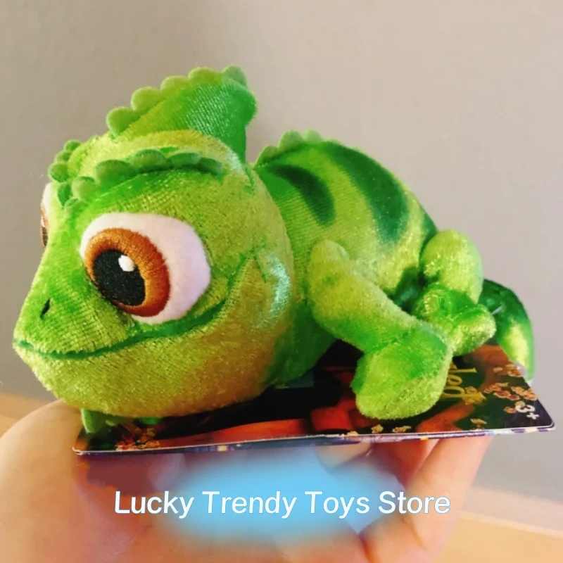 Hot 15cm Disney Tangled Rapunzel Pascal The Chameleon Toys Anime Cosplay Kawaii Pascal Plush Doll Kids Magnetic Birthday Gift