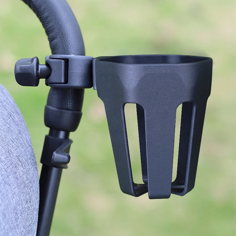 Baby Stroller Water Cup Holder Black Universal Milk Bottle Holder Outdoor Bicycle Stroller Accessories Easy To Install
