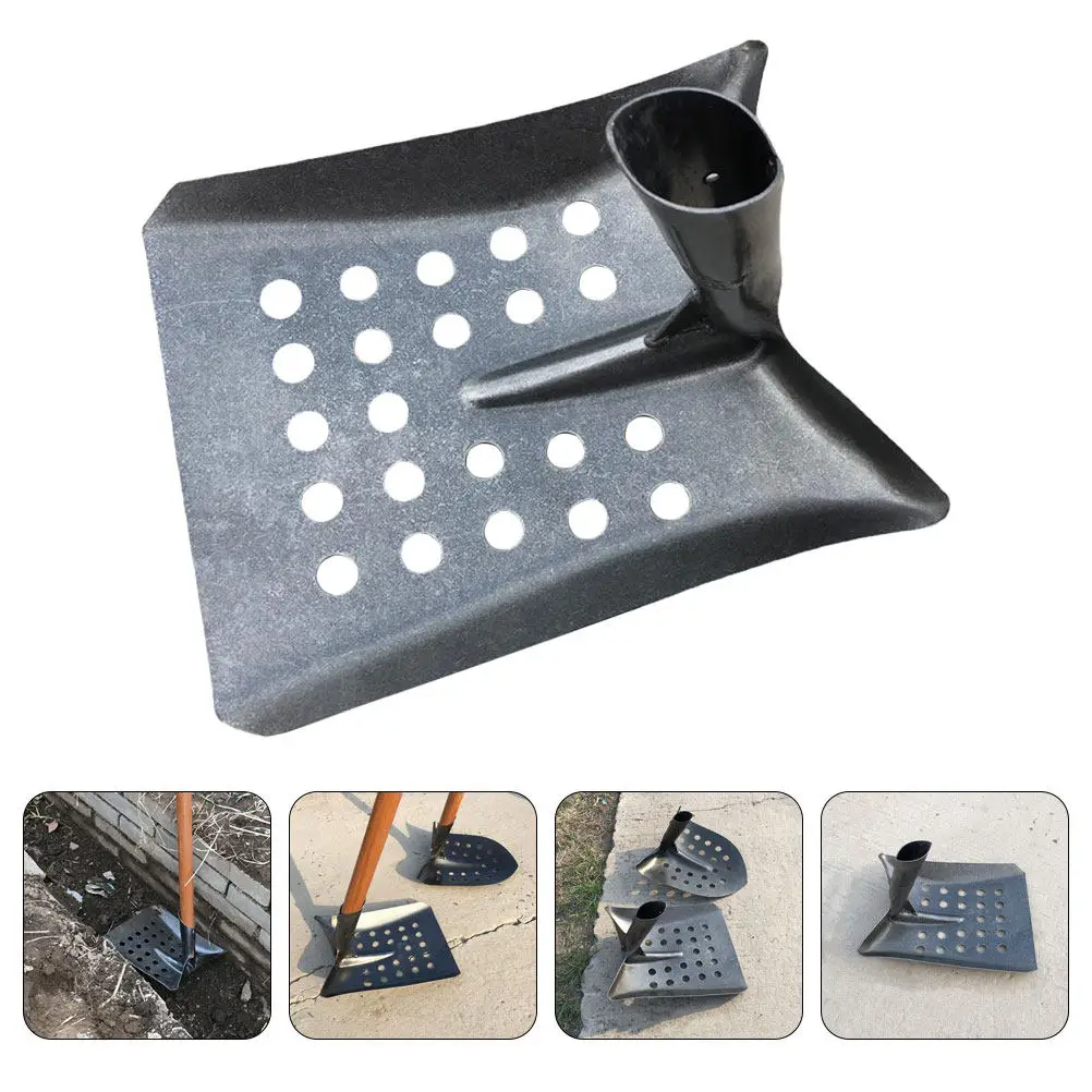 

Flat Head Farm Cleaning Shovel Sturdy Multifunctional Metal Shovel for Poultry Animal Dung Removal Lightweight Convenient