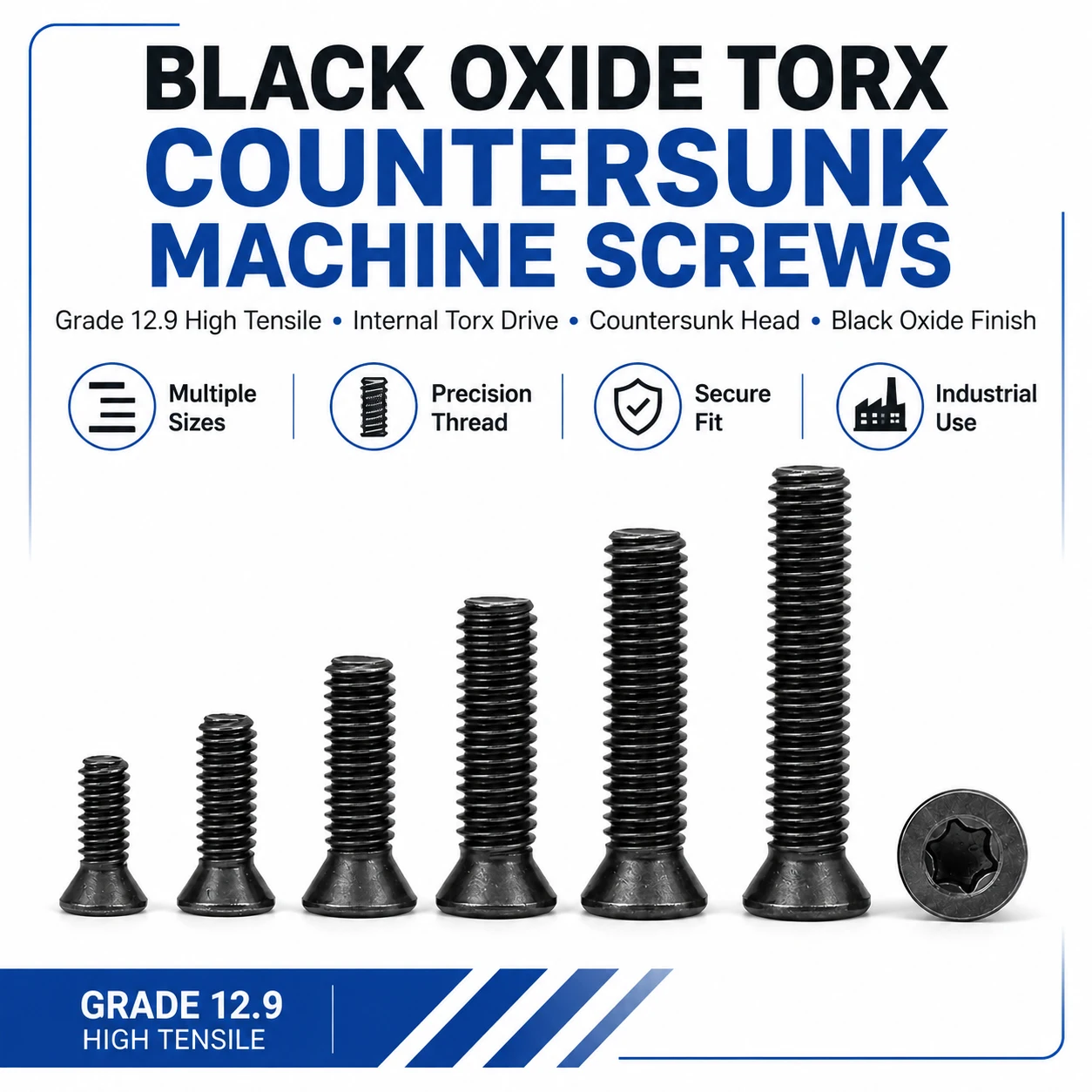 10-50Pcs M2 M2.5 M3 M4 M5 M6 Torx Screws, Insert Screw for Replaces Carbide Inserts CNC Lathe Tool Cutter Bar