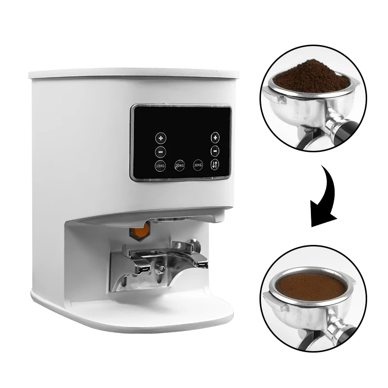 58mm Electric Automatic Coffee Tamper Espresso Coffee Accessories Adjustable Digital Touch Screen Espresso Tamper 110-240V