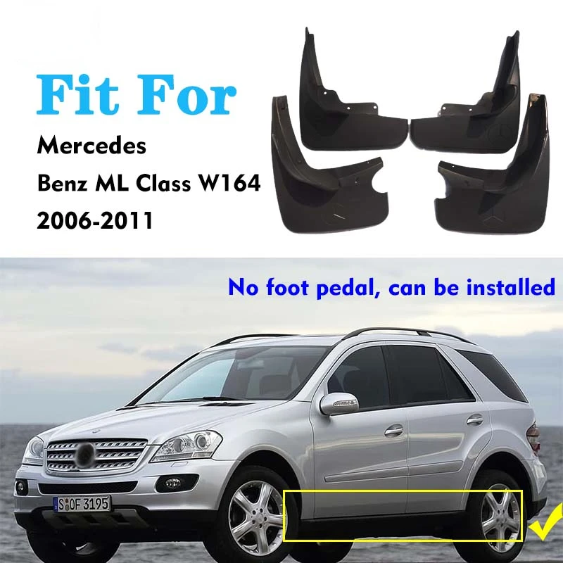 

Mud Flaps FOR BENZ ML-class W164 ML350 ML400 Mudguard Fender Guard Splash Mudflaps Car Accessories