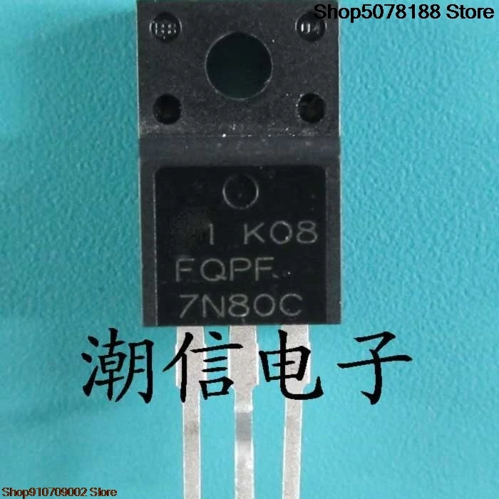 5 buah 7N80C TO-220F