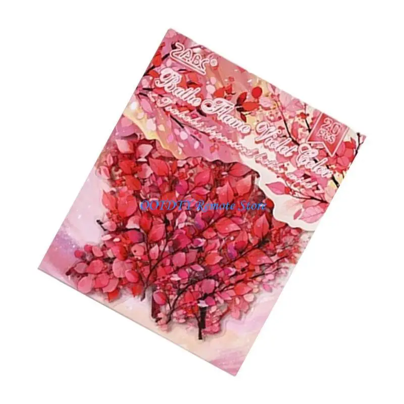  20 Sheets Muono Sticker Adhesive Sticker Decorative Sticker for Arts Craft Greeting Cards Scrapbooking Decoration