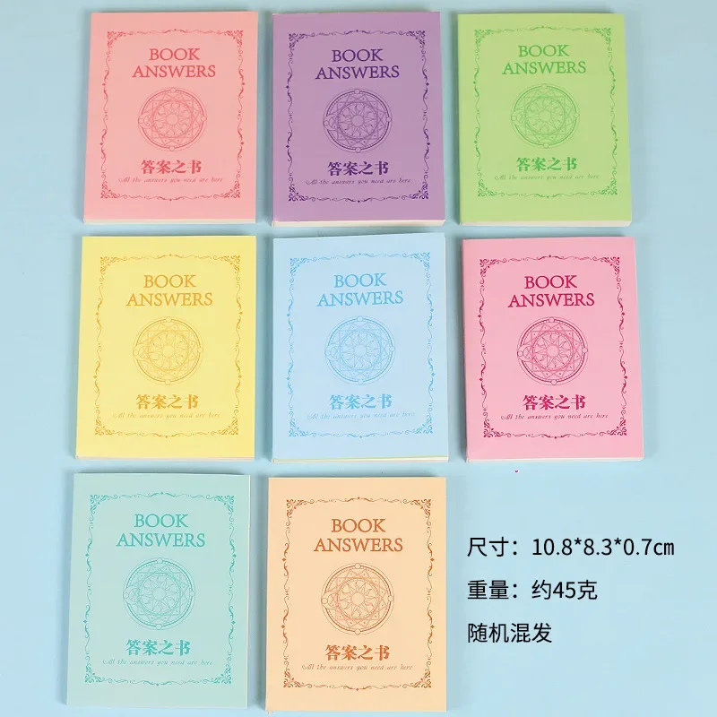 24Pcs Wholesale Simple Answer Book Notebook, Mini Portable Student Handbook Diary Book