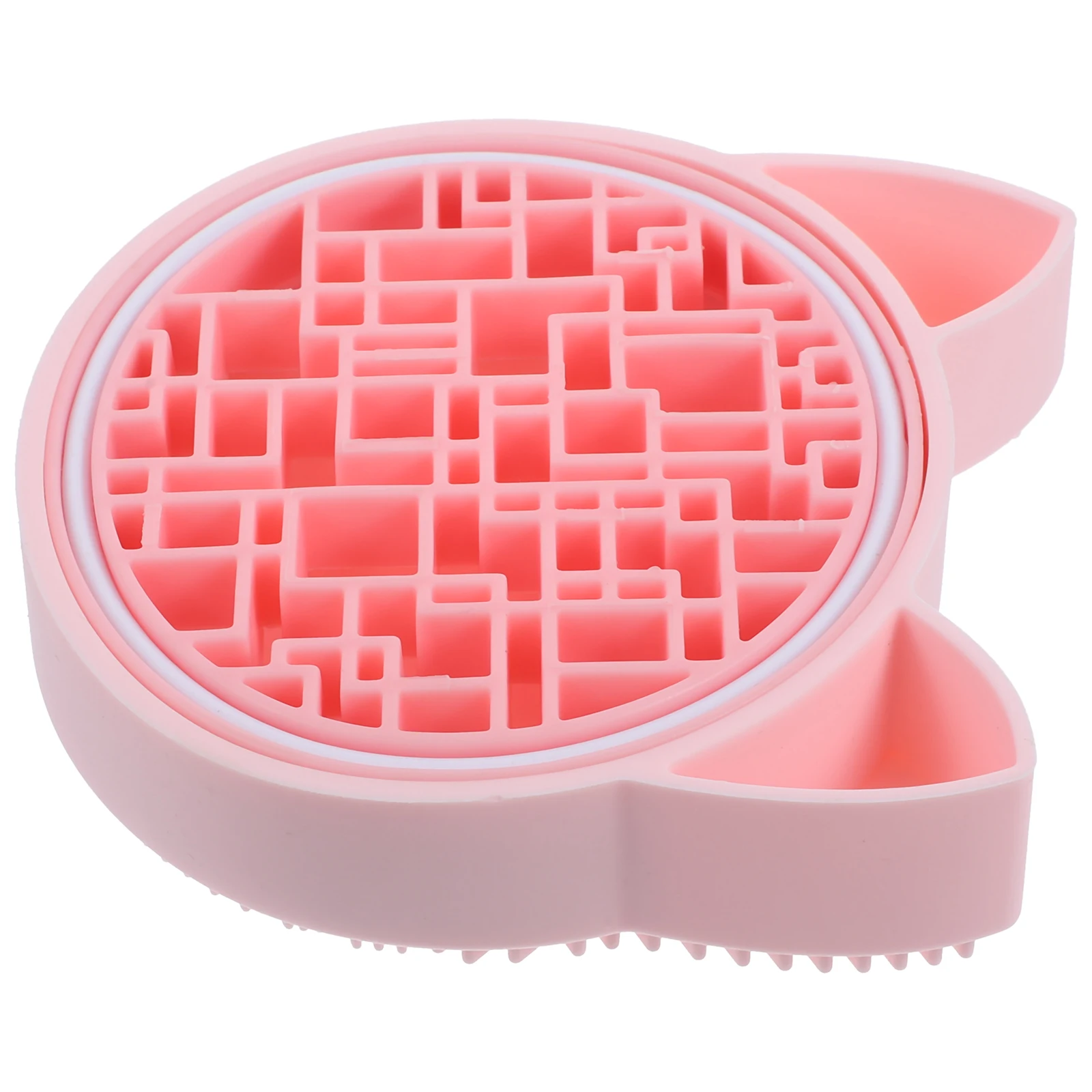 環境に優しいシリコン製メイクブラシクリーナーマット、耐久性があり再利用可能な2 in 1デザインで、効果的なメイク落としと保管が可能