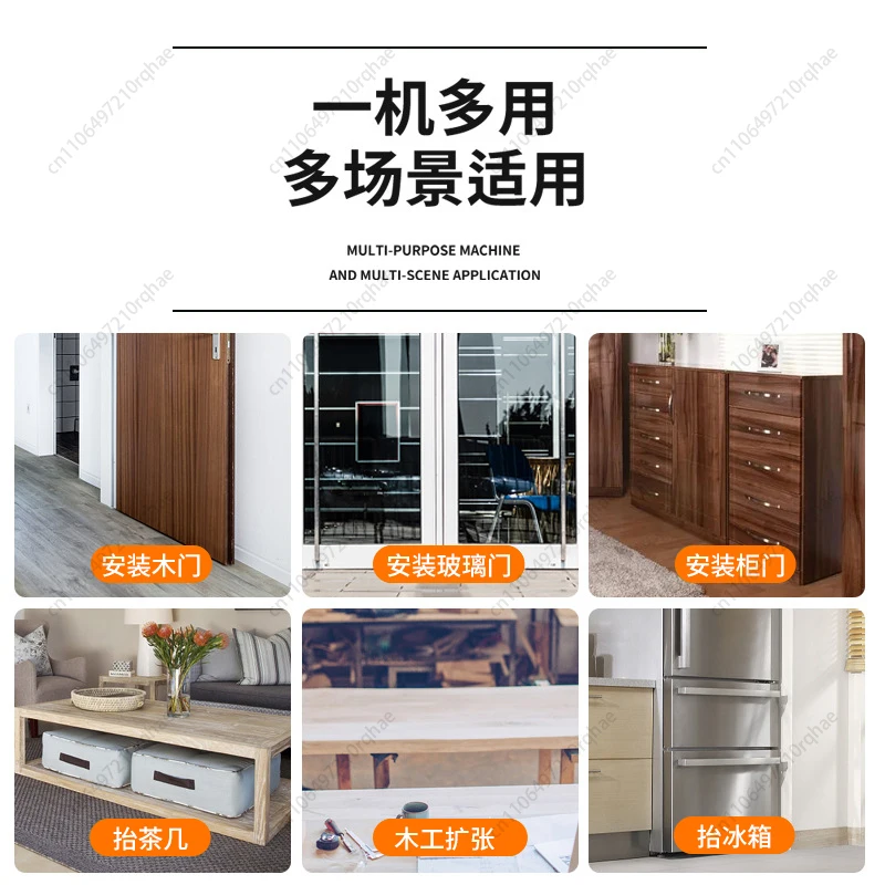 Door Window Installation Tool, Furniture Anti-theft Door Weight Lifter, Telescopic 3-in-1 Heavy Duty Lifter