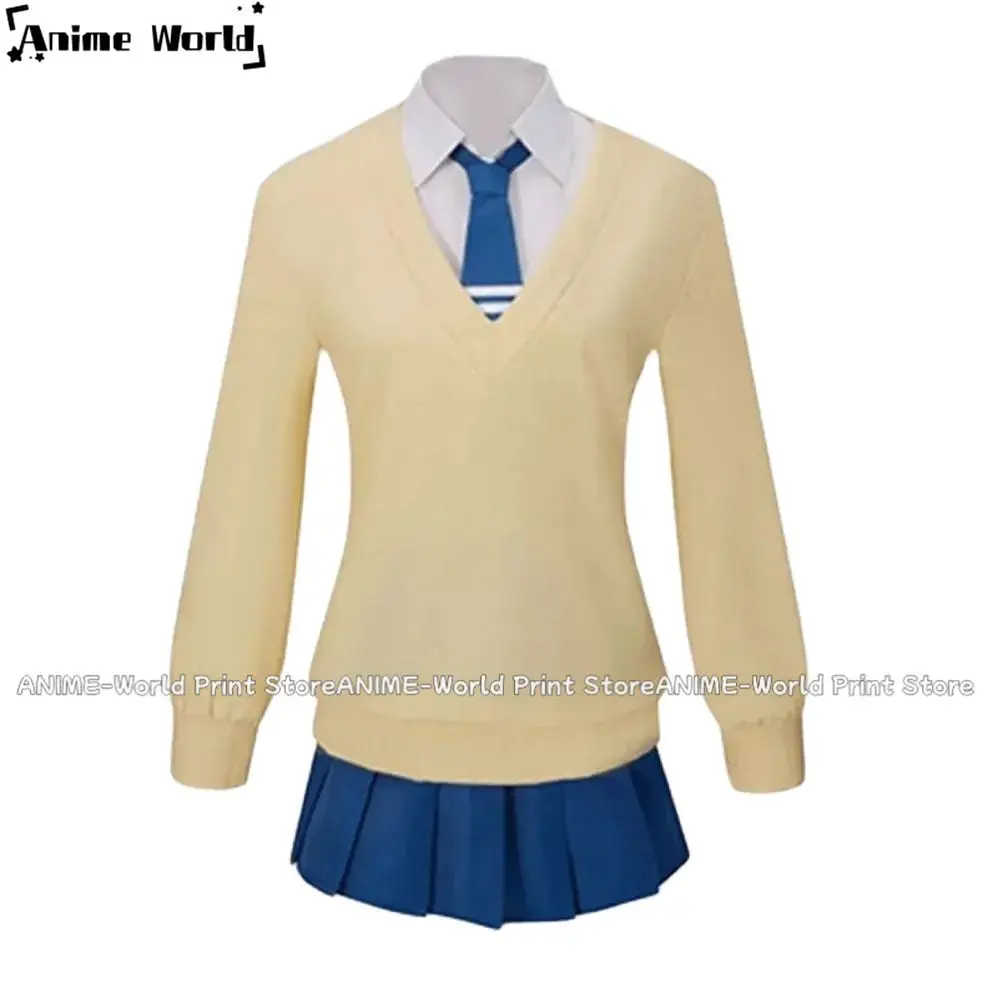 

《Custom Size》Unisex Anime Cos Yotsuya Miko Cosplay Costumes Outfit Halloween Christmas Uniform Custom Size