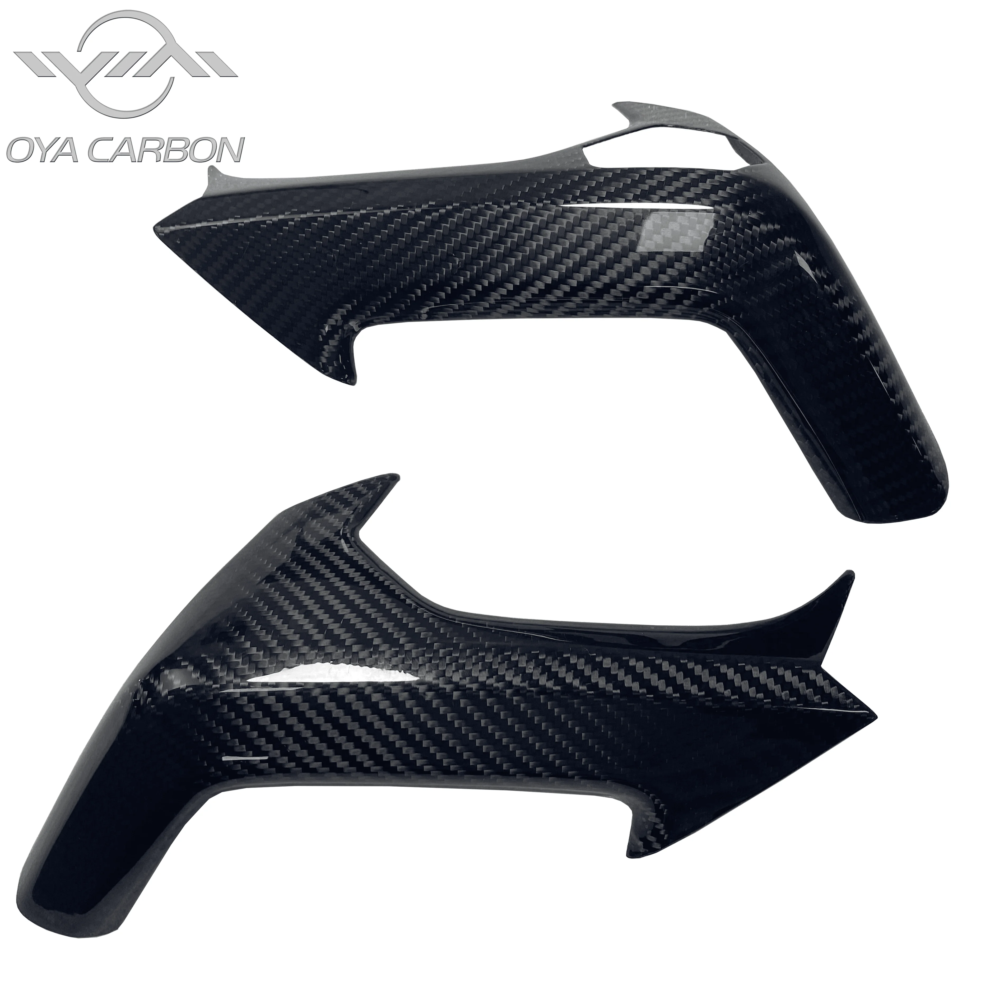 الجملة OEM و ODM مخصص كامل جاف 100% ألياف الكربون مقابض الأبواب الداخلية لامبورغيني هوراكان LP-610 - OYA CARBON