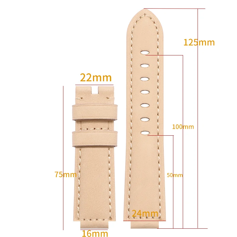 Ремешок для часов из воловьей кожи с выпуклым ртом для TIMEX, ремешок для часов T2N721 T2N720 W2R55500 TW2T76500, кожаный браслет 24x16 мм, ремень с инструментом