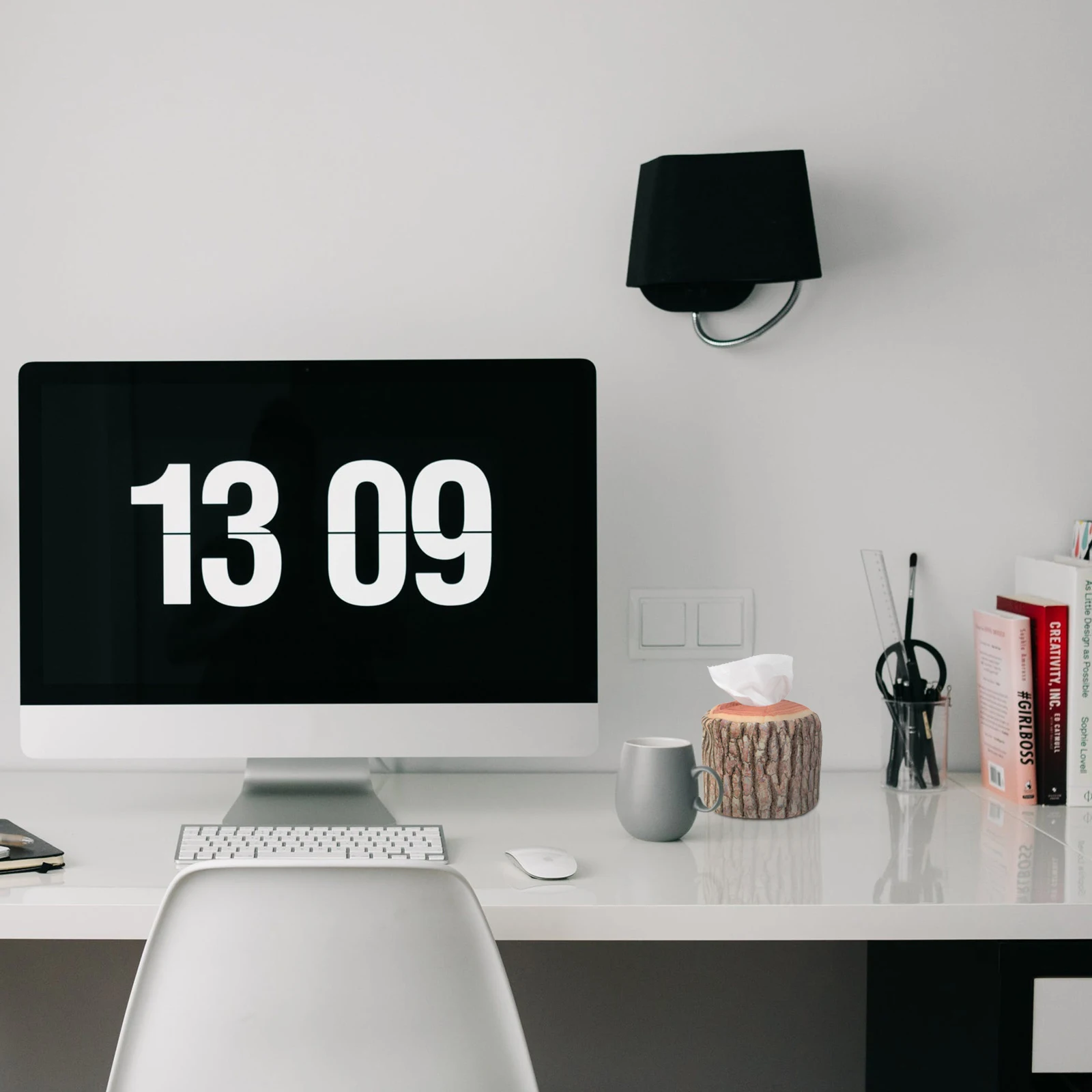 

1pc Tree Shaped Tissue Box Light Brown Napkin Organizer Decorative Tabletop Holder For Home Office Desktop Use Creative Tissue