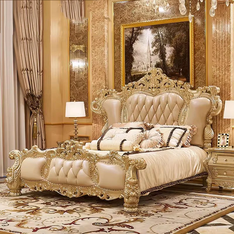 Base de Cama Doble Alta con Diseño Marrón, Estructura de Cama Doble Económica y Elegante con Almacenamiento, Muebles Modernos para Dormitorio, Cama Doble