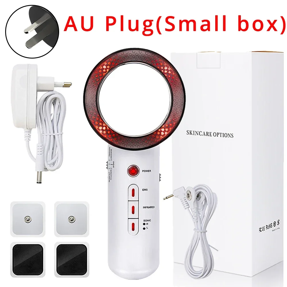 NONE Ultraschall 3 in 1 Kavitation EMS Abnehmen Massagegerät Fatburner Cellulite Hautpflege Infrarot Fettentfernung Therapie Schönheitsgerät 6