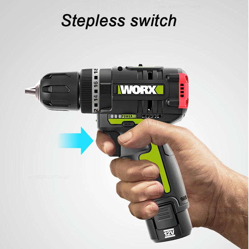 Xiaomi WORX Electric Drill WU131 Impact Drill Cordless Multifunctional Mini Wireless Hand Drill Lithium-Ion Battery Power Tools