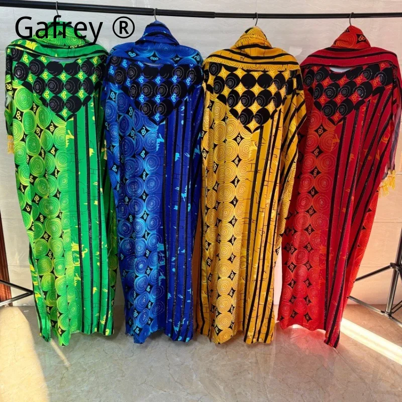 

Горячая распродажа: Двустороннее платье макси с принтом и бахромой, больших размеров, женское, с вырезом-лодочкой, свободного кроя, скромное мусульманское длинное платье-роба