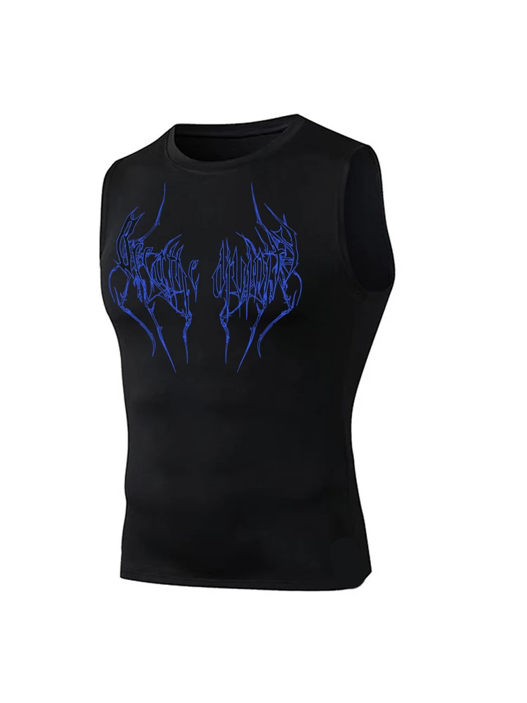 

Men's Qui Dry Workout Sports Vest Slim Fit round Ne Milk Silk Bal Summer Fitn Clothing round Ne Sweat Vest