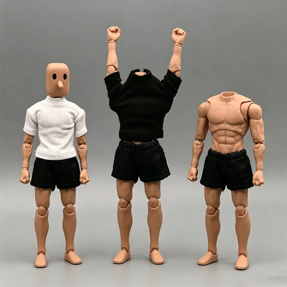 

1/12th Fashion Modern White Sleeves Vest Black Pant Toys Model Accessories Not Real For 6" Notaman Romankey Collect DIY
