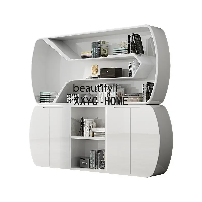 

Paint File Cabinet Office Back Cabinet White Creative Office Cabinet Floor Piano Bookcase Locker