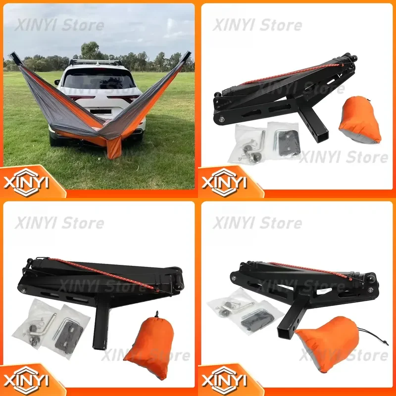 Off-Road Tail Accessories for Adjustable Folding Hammock Mounted Stand Vehicle Hammock Hitch Stand with Hammock