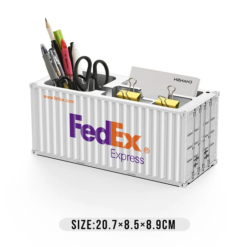 1: 20 Container Model, Simple and Multifunctional Office Desk, Pen Holder, Storage Box, Home Decoration Technology